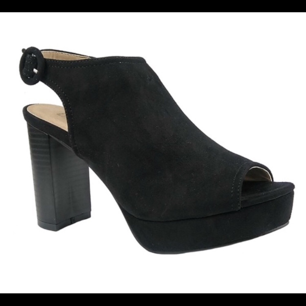 Platform Peep Toe Heels